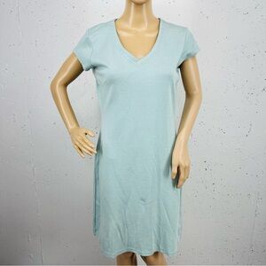 Horny Toad Women’s size medium Light Blue Fit Flare Scoop Neck Dress
